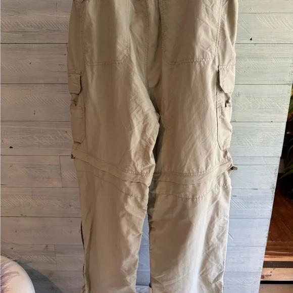 Men's Tan Cargo Pants - Picture 3 of 5